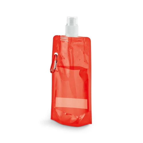 KWILL. 460 ml-es PE összecsukható palack Piros 