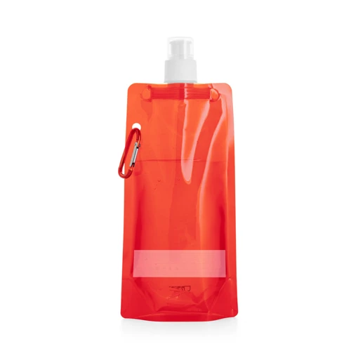 KWILL. 460 ml-es PE összecsukható palack Piros 