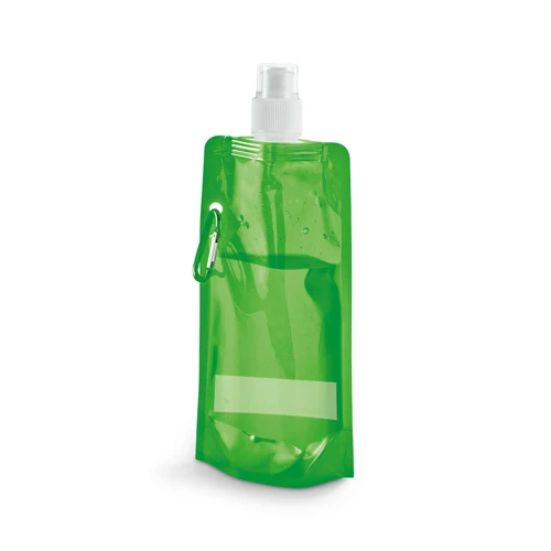 KWILL. 460 ml-es PE összecsukható palack Zöld 