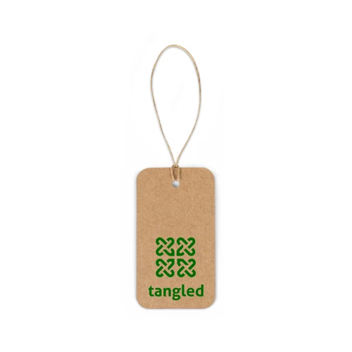 LABEL RECTANGULAR. Címke 100% újrahasznosított papírból (700 g/m²), téglalap alakban Natúr 