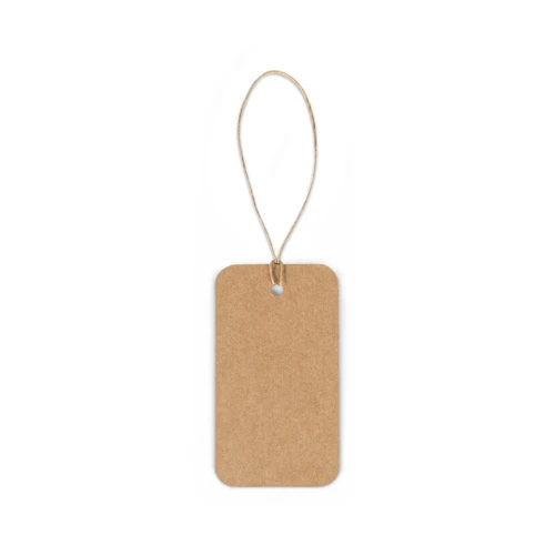 LABEL RECTANGULAR. Címke 100% újrahasznosított papírból (700 g/m²), téglalap alakban Natúr 