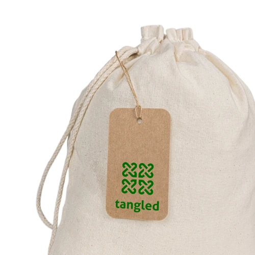 LABEL RECTANGULAR. Címke 100% újrahasznosított papírból (700 g/m²), téglalap alakban Natúr 