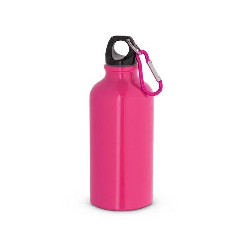 LANDSCAPE S. Alumínium sport palack karabinerrel 400 ml Rózsaszín 
