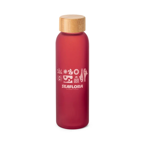 LILLARD GLASS. 520 ml-es matt üvegpalack Piros 