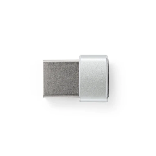MINSKY. 2 darab alumínium USB-A / USB-C adapterkészlet Szatén ezüst 