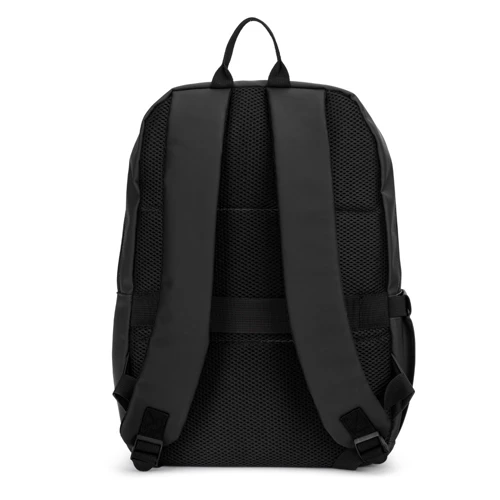 NOUMEA. PU laptop hátizsák (16"), vízálló cipzárakkal Fekete 