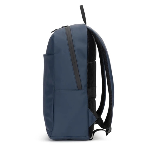 NOUMEA. PU laptop hátizsák (16"), vízálló cipzárakkal Kék 