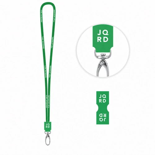 Nyomtatott minta Lanyard TUBE JACQUARD Long (Ø 7 mm) Vegyes színek 