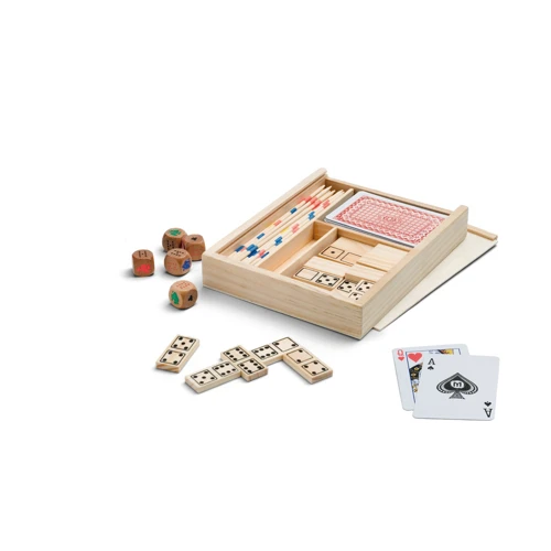 PLAYTIME. Játékkészlet 4 az 1-ben Világos natúr 