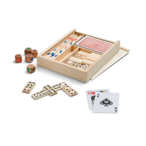 PLAYTIME. Játékkészlet 4 az 1-ben Világos natúr 