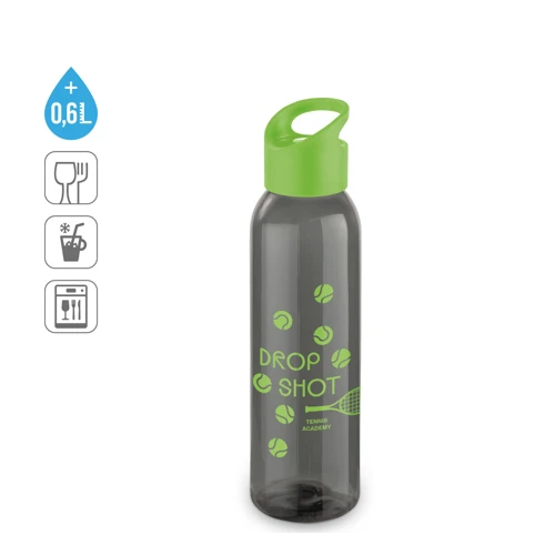 PORTIS. PP és PS sportpalack 630 ml Fekete 