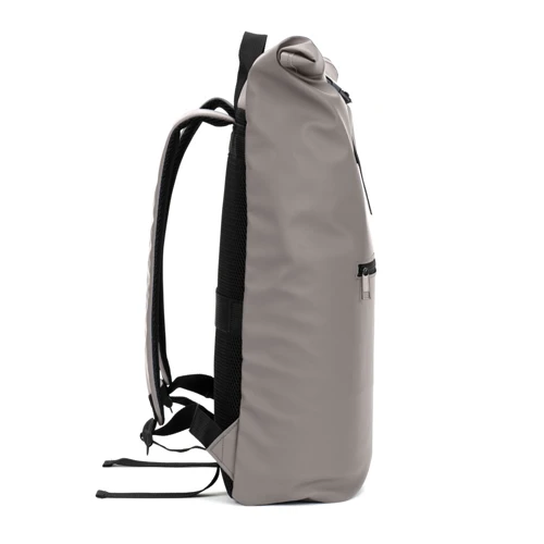 PORTLAND. PU roll top hátizsák 16" laptop zsebbel Szürke 