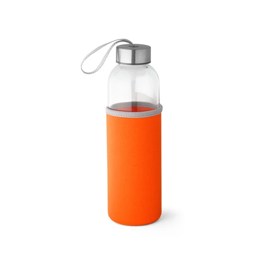 RAISE. Üveg és rozsdamentes acél sport palack 520 mL Narancssárga 