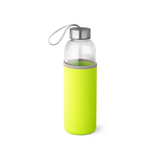 RAISE. Üveg és rozsdamentes acél sport palack 520 mL Világos zöld 