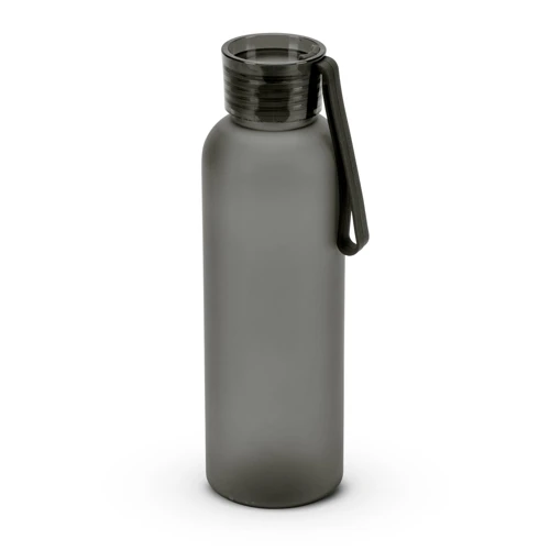 RIO rPET. Újrahasznosított PET (100% rPET) palack matt kivitelben 600 ml Fekete 