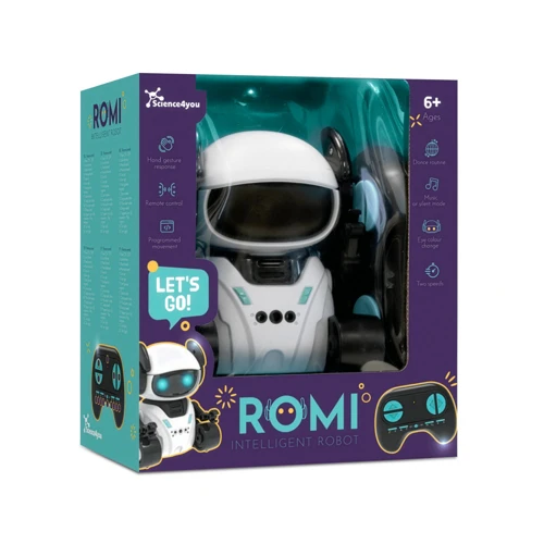ROMI INTELLIGENT ROBOT. Oktató játék gyerekeknek Vegyes színek 