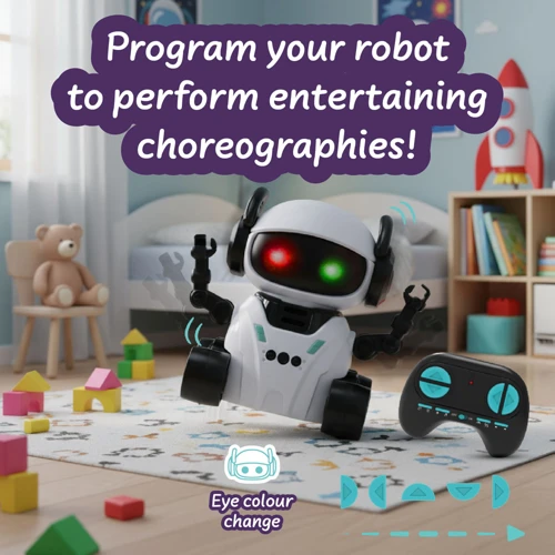 ROMI INTELLIGENT ROBOT. Oktató játék gyerekeknek Vegyes színek 