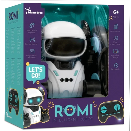 ROMI INTELLIGENT ROBOT. Oktató játék gyerekeknek Vegyes színek 