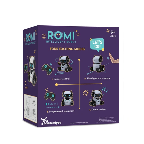 ROMI INTELLIGENT ROBOT. Oktató játék gyerekeknek Vegyes színek 