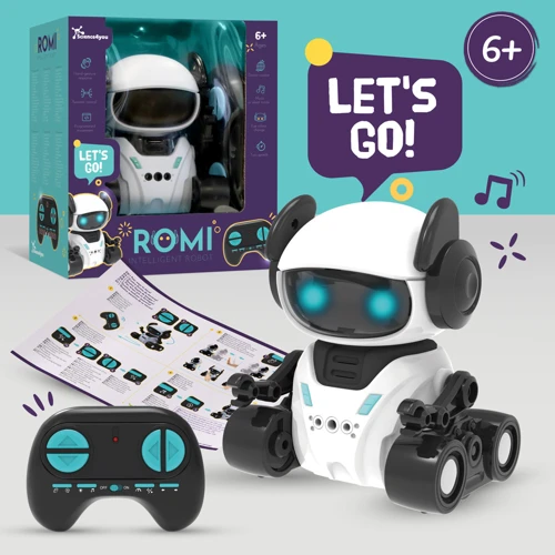 ROMI INTELLIGENT ROBOT. Oktató játék gyerekeknek Vegyes színek 