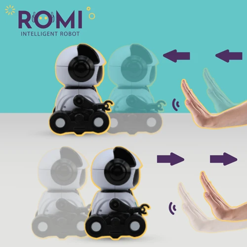 ROMI INTELLIGENT ROBOT. Oktató játék gyerekeknek Vegyes színek 