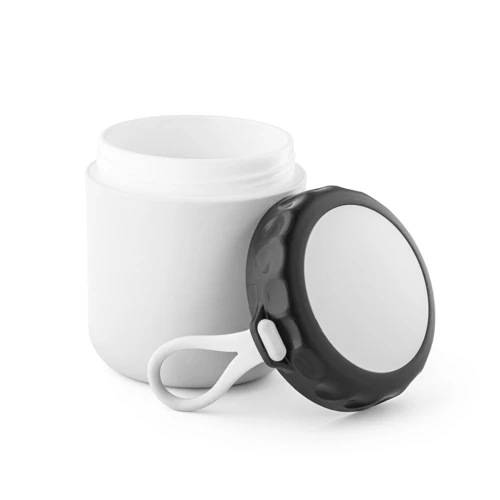 SAMOURA. 380 mL-PP duplafalú hőtároló doboz Fehér 