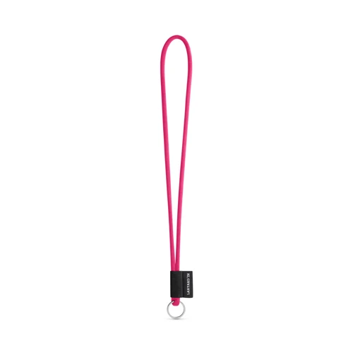 SET Lanyard TUBE Long (Ø 7 mm) Gyűrűvel Ø 32 mm 312 - Rózsaszín 