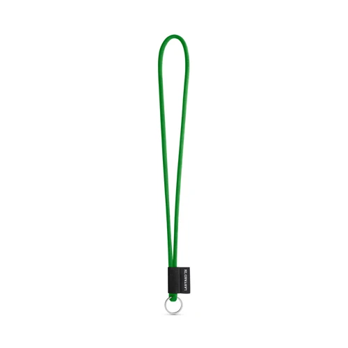 SET Lanyard TUBE Long (Ø 7 mm) Gyűrűvel Ø 32 mm 307 - Zöld 