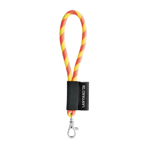 SET Lanyard TUBE Short (Ø 7 mm) 9 mm-es karabinerrel Hexakróm sárga Hexakróm Narancssárga 