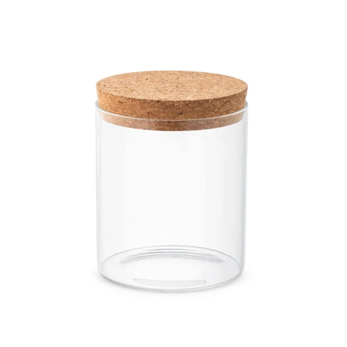 SPICE 700. Boroszilikát üveg palack parafa fedéllel 700 ml Natúr 