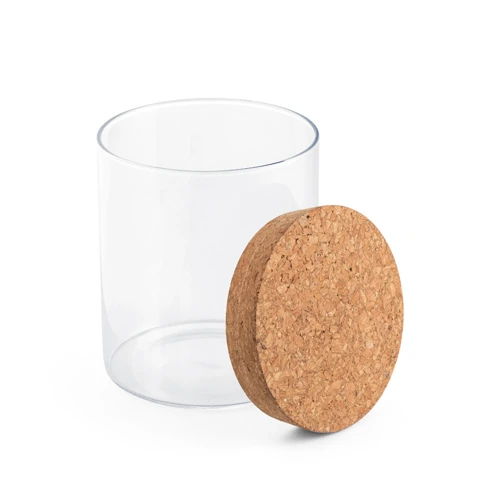 SPICE 700. Boroszilikát üveg palack parafa fedéllel 700 ml Natúr 
