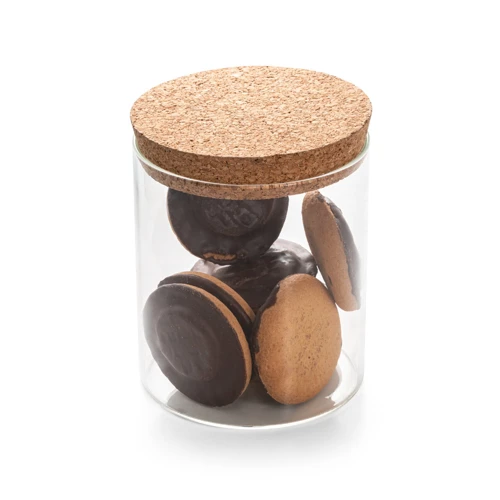 SPICE 700. Boroszilikát üveg palack parafa fedéllel 700 ml Natúr 