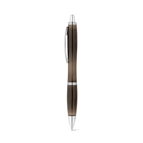 SWING rPET. Újrahasznosított PET (100% rPET) golyóstoll fémcsipesszel Fekete 