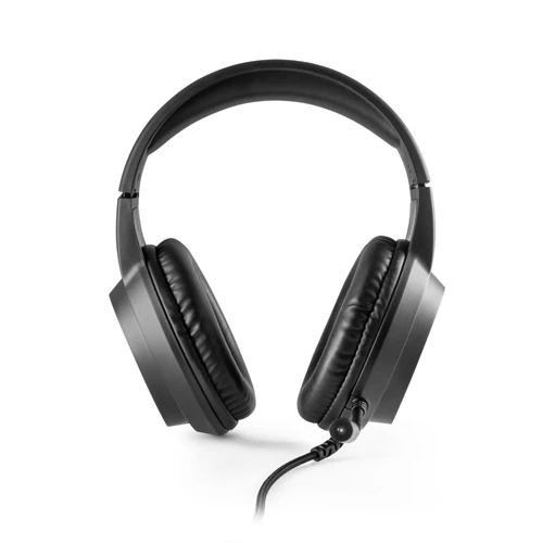 Thorne Headset RGB. ABS gamer fejhallgató kábellel, mikrofonnal és RGB LED fényekkel Fekete 