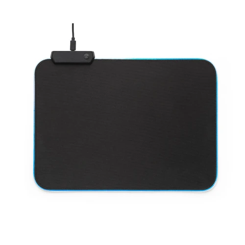 THORNE MOUSEPAD RGB. Gamer egéralátét RGB LED fényekkel poliészterből Fekete 