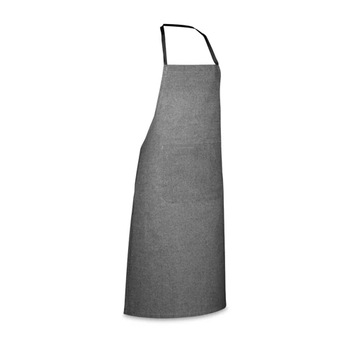 ZIMBRO. Kötény újrahasznosított pamuttal (140 g/m²) Fekete 