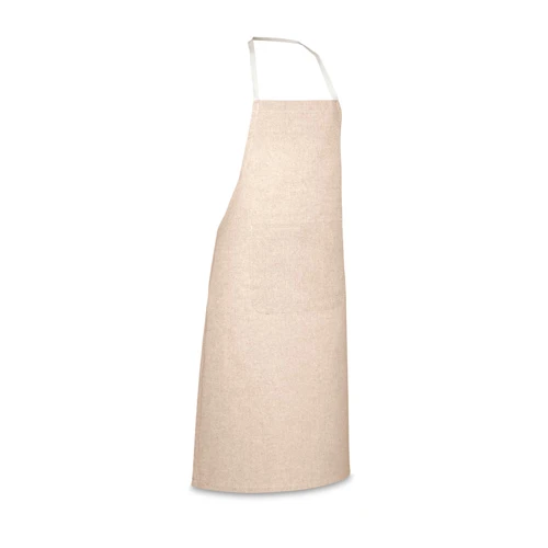 ZIMBRO. Kötény újrahasznosított pamuttal (140 g/m²) Natúr 