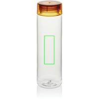 A termék hátulja, középen