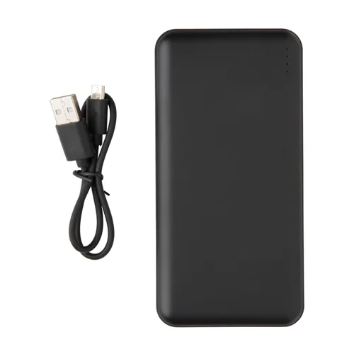 10 000 mAh zsebben hordható powerbank Fekete 