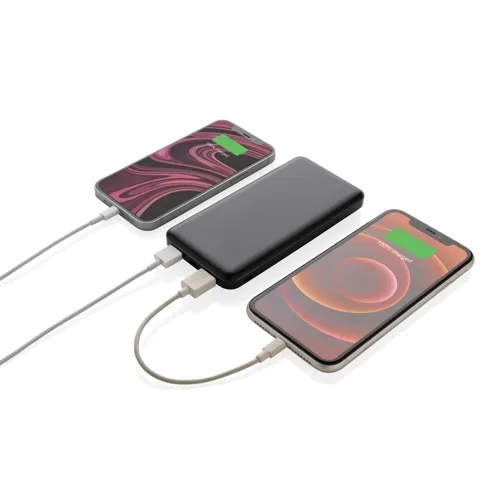 10 000 mAh zsebben hordható powerbank Fekete 