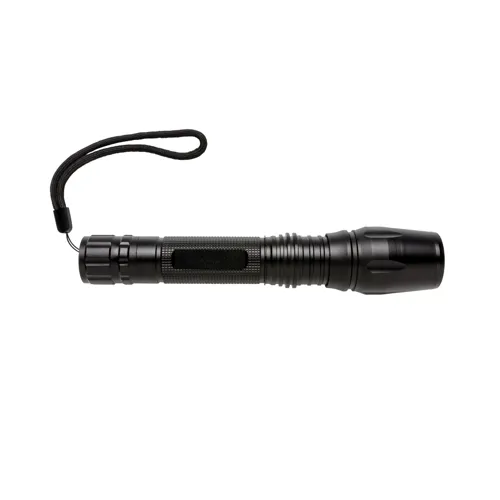 10W-os Heavy duty CREE zseblámpa Fekete 