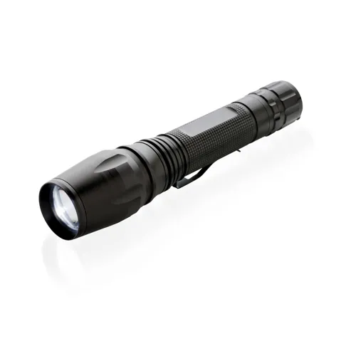 10W-os Heavy duty CREE zseblámpa Fekete 
