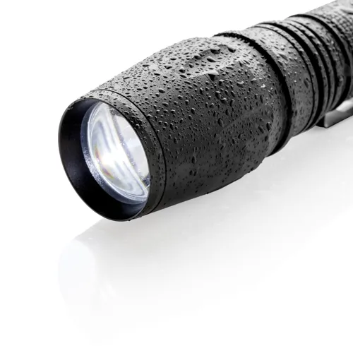 10W-os Heavy duty CREE zseblámpa Fekete 