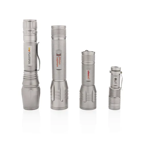 10W-os Heavy duty CREE zseblámpa Szürke 