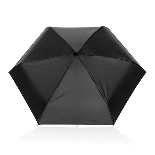 19,5"-es Aware™ RPET szuper mini kézi 190T pongee esernyő Fekete 