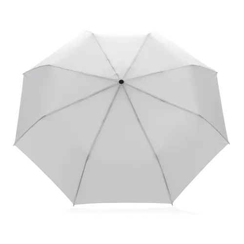 20,5"-es Impact AWARE™ RPET mini bambusz esernyő 190T Fehér 