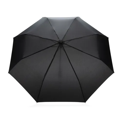 20,5"-es Impact AWARE™ RPET mini bambusz esernyő 190T Fekete 