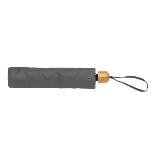 20,5"-es Impact AWARE™ RPET mini bambusz esernyő 190T Kék 