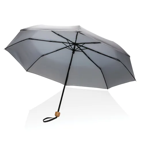 20,5"-es Impact AWARE™ RPET mini bambusz esernyő 190T Kék 