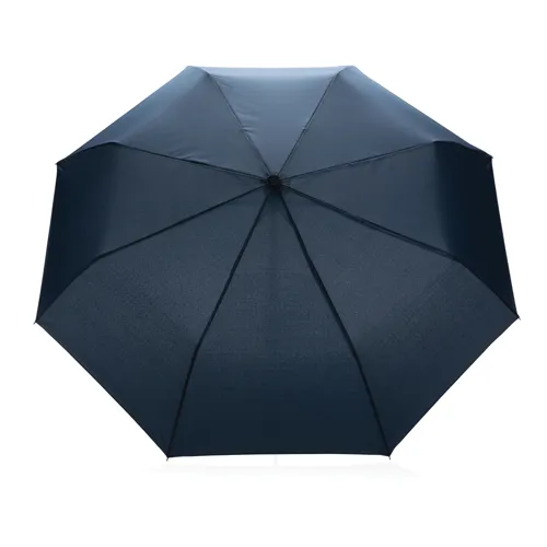 20,5"-es Impact AWARE™ RPET mini bambusz esernyő 190T Kék 